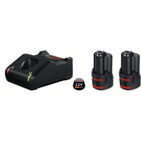 Набір зарядних пристроїв Bosch GAL 12V-40 + 2 акумулятори GBA 12V 2.0Ah 1.600.A01.9R8