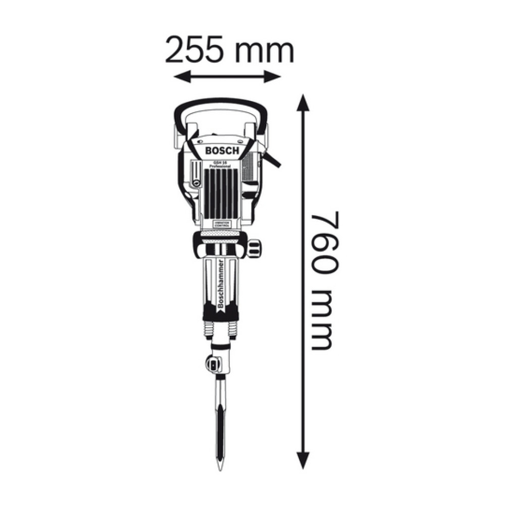 Молоток відбійний Bosch GSH 16-30 1750 Вт