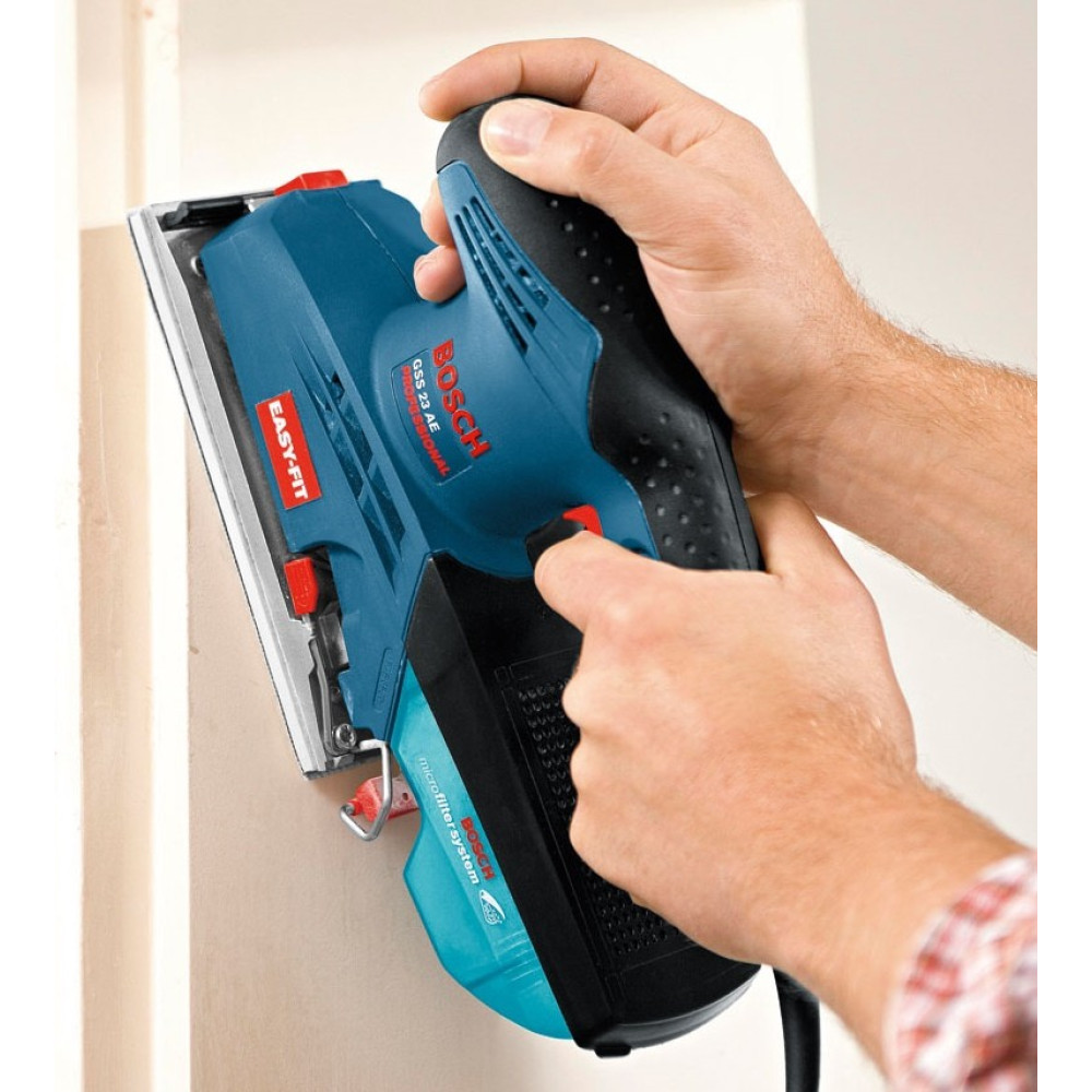 Вібраційна шліфмашина Bosch GSS 23 A 190 Вт