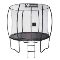 Батут із внутрішньою сіткою Cornilleau Springcare 244 см чорний (3222763110834)
