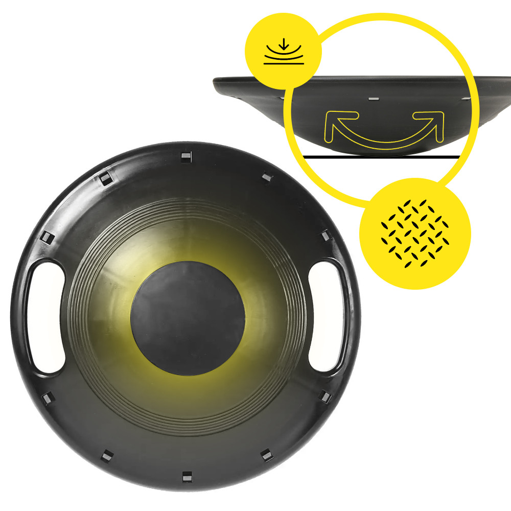 Балансувальна платформа Cornix кругла, пластикова Grey/Black XR-0443