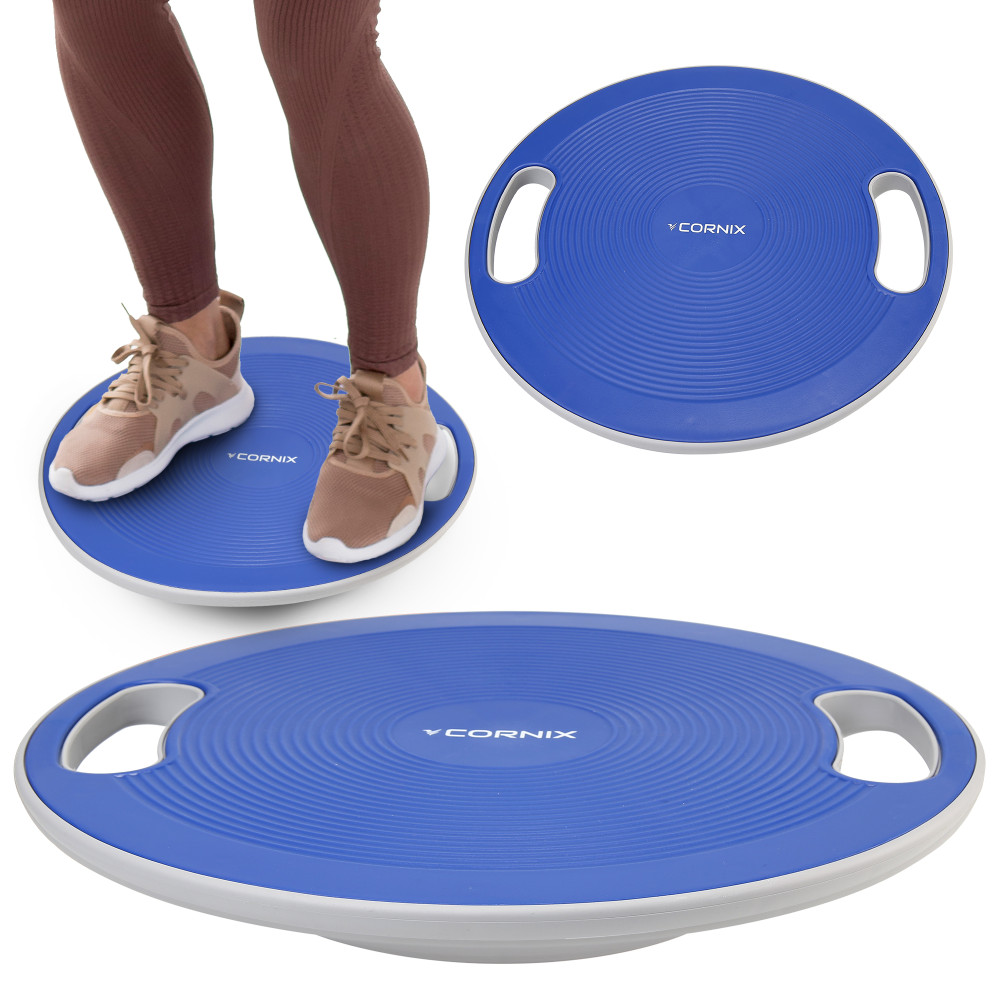 Балансувальна платформа Cornix кругла, пластикова Blue/Grey XR-0445