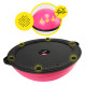 Балансувальна платформа (півсфера) Cornix Bosu Ball 58 см з еспандерами Pink XR-0456