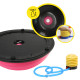 Балансувальна платформа (півсфера) Cornix Bosu Ball 58 см з еспандерами Pink XR-0456