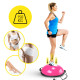 Балансувальна платформа (півсфера) Cornix Bosu Ball 58 см з еспандерами Pink XR-0456
