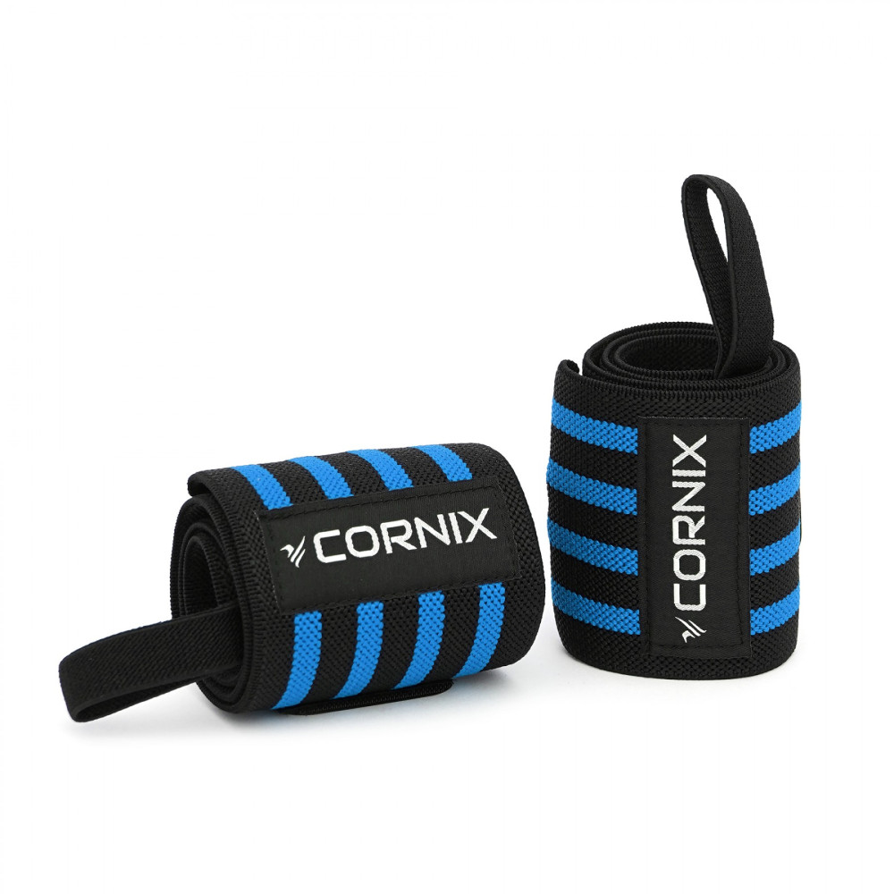 Бинти для зап'ясть (кистьові бинти) Cornix Wrist Wraps XR-0193 Black/Blue