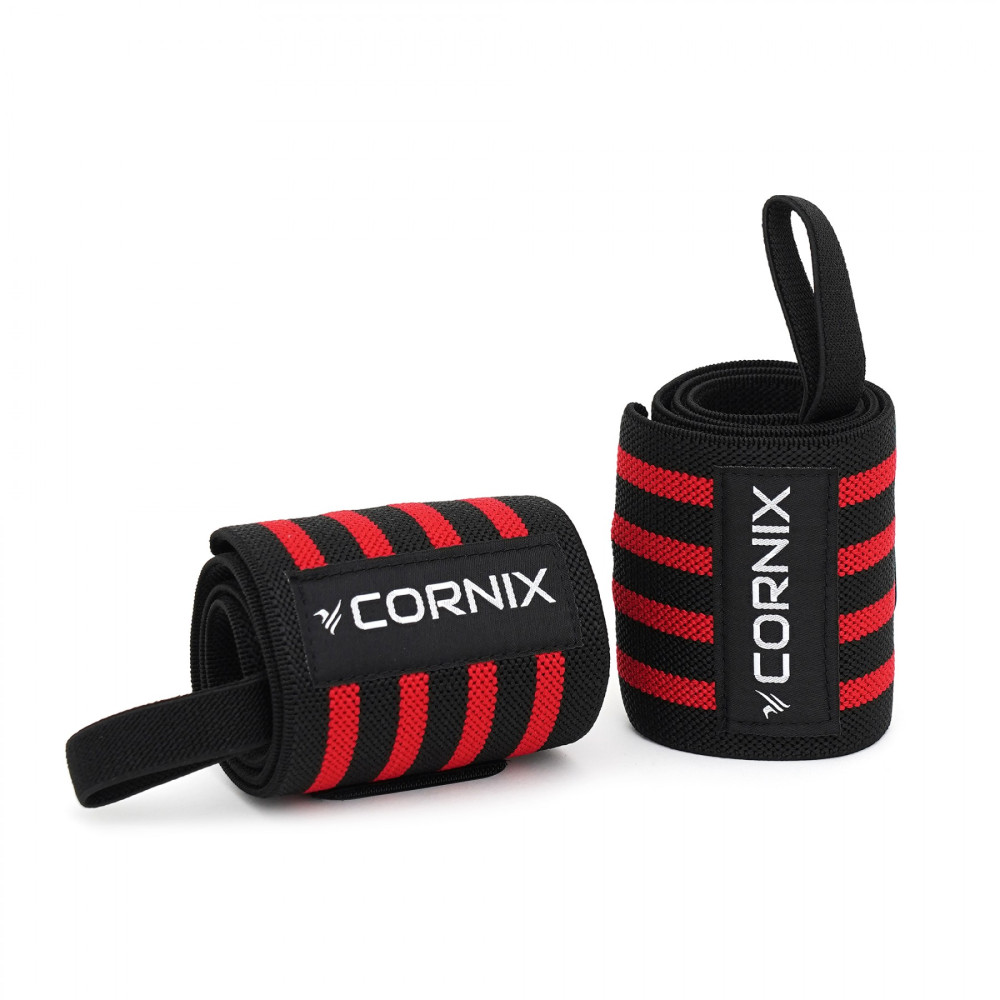 Бинты для запястий (кистовые бинты) Cornix Wrist Wraps XR-0195 Black/Red