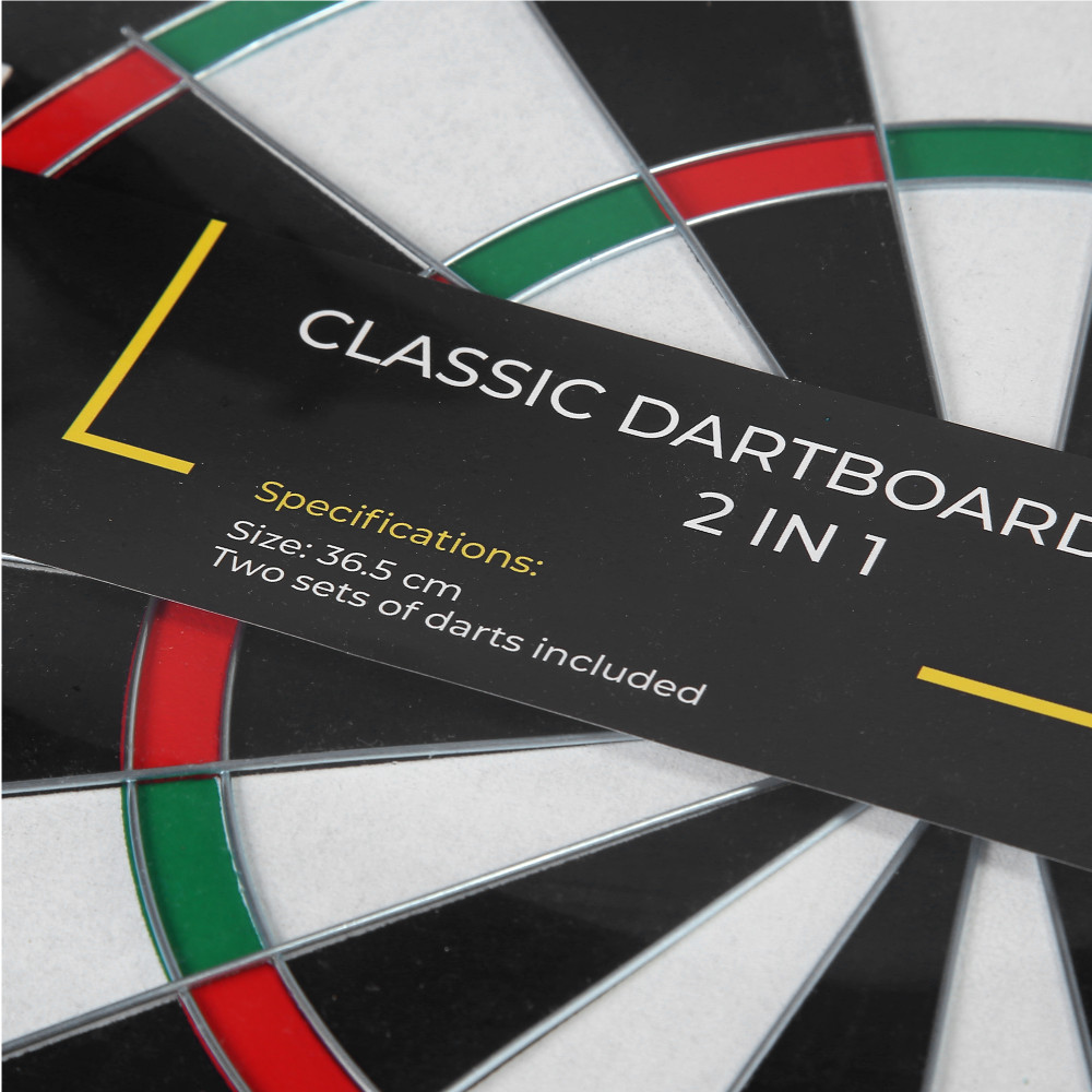 Дартс класичний Cornix Dartboard Game 2 в 1 36.5 см + 2 комплекти дротиків XR-0391