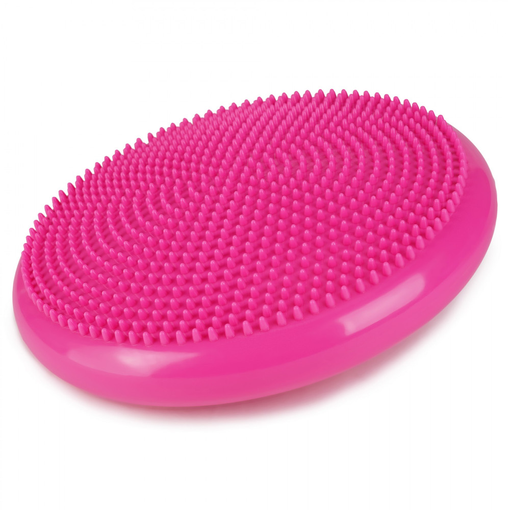 Балансировочная подушка-диск Cornix 33 см (сенсомоторная) массажная XR-0055 Pink