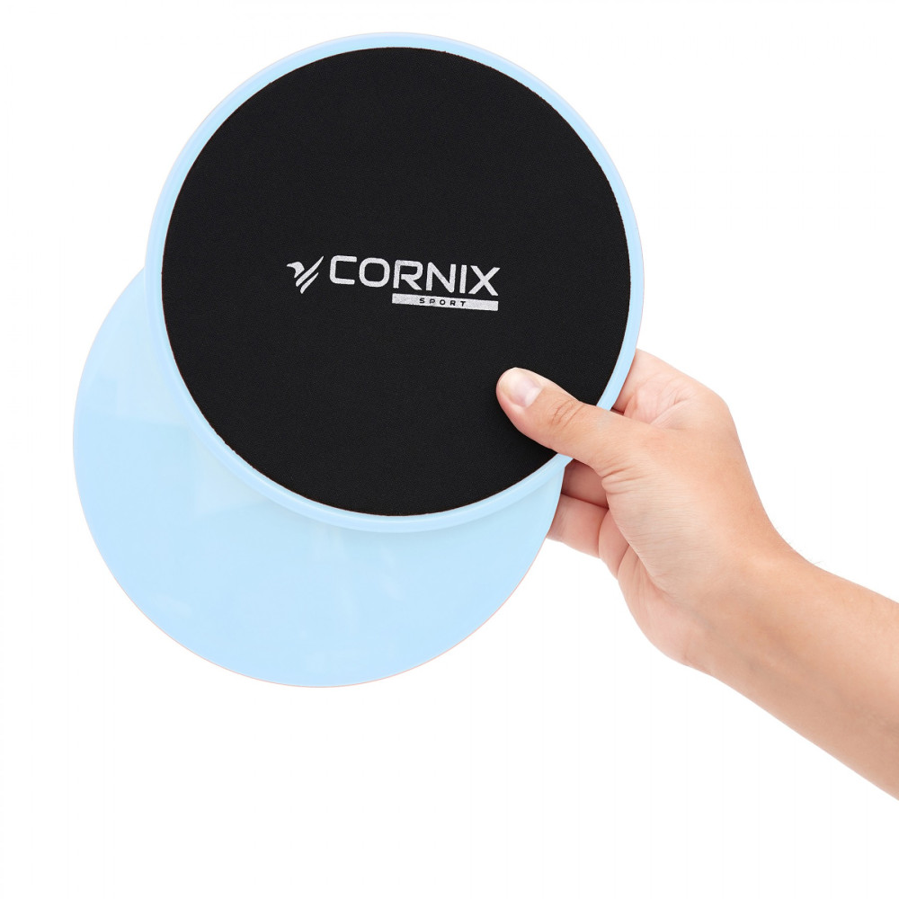 Диски-слайдери Cornix Sliding Disc для ковзання (глайдингу) 2 шт XR-0179 Sky Blue