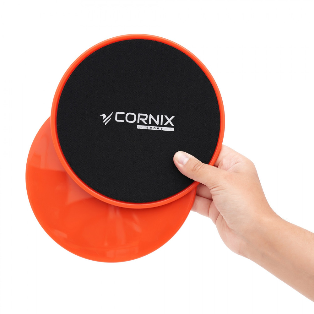Диски-слайдеры Cornix Sliding Disc для скольжения (глайдинга) 2 шт XR-0180 Orange