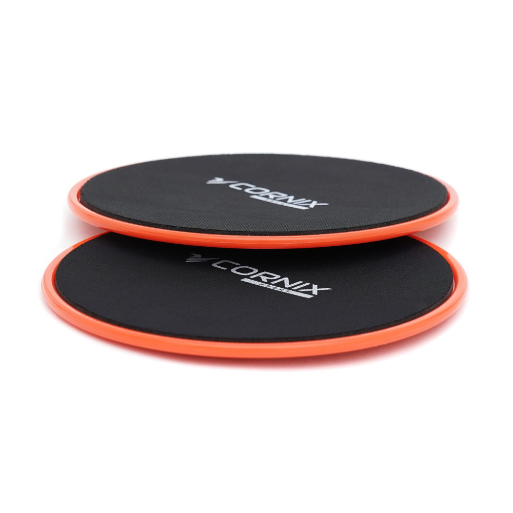 Диски-слайдеры Cornix Sliding Disc для скольжения (глайдинга) 2 шт XR-0180 Orange
