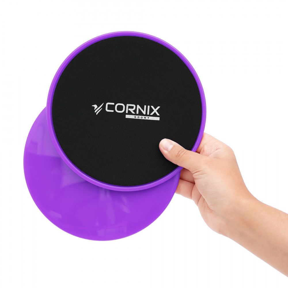 Диски-слайдеры Cornix Sliding Disc для скольжения (глайдинга) 2 шт XR-0181 Purple