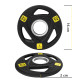 Диск олімпійський Cornix 1 x 1.25 кг 51 мм металевий, прогумований Black XR-0423
