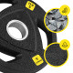 Диск олимпийский Cornix 1 x 5 кг 51 мм металлический, прорезиненный Black XR-0425