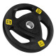 Диск олімпійський Cornix 1 x 20 кг 51 мм металевий, прогумований Black XR-0428