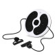 Диск здоров'я для талії Cornix Twisting Waist Disc з еспандерами White/Black XR-0451