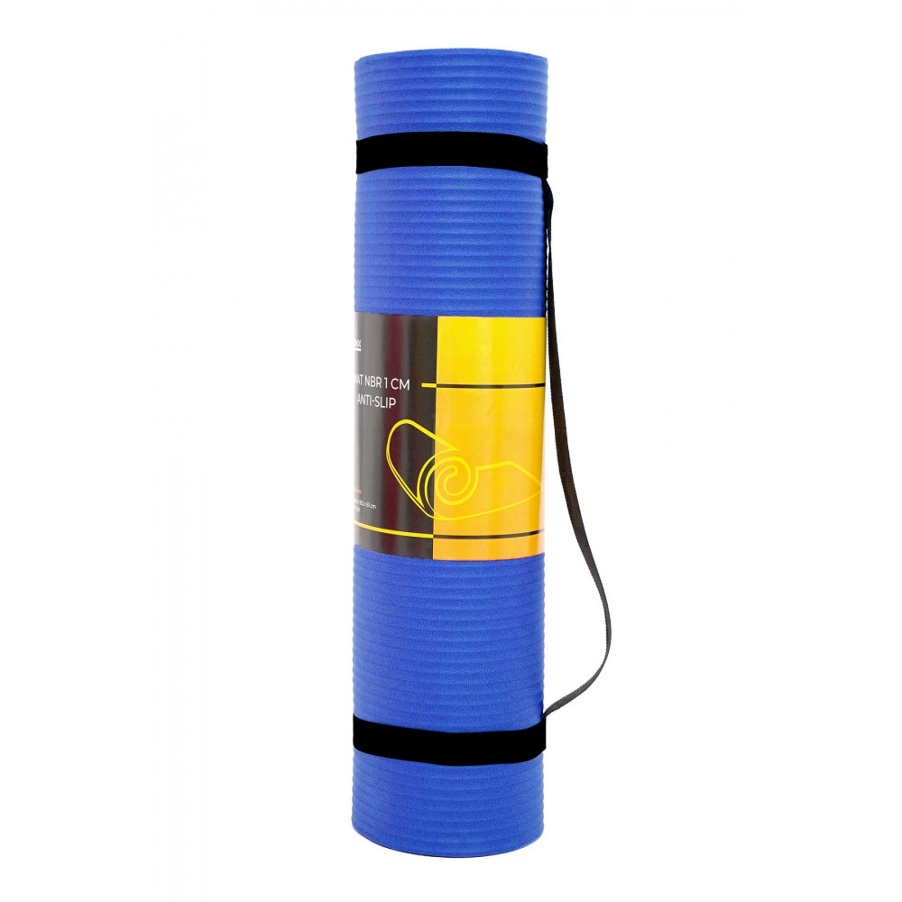 Килимок спортивний Cornix NBR 183 x 61 x 1 cм для йоги та фітнесу XR-0009 Blue