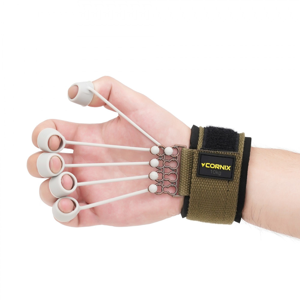 Еспандер для пальців та зап'ястя Cornix inger Gripper Pro 10 кг професійний XR-0215