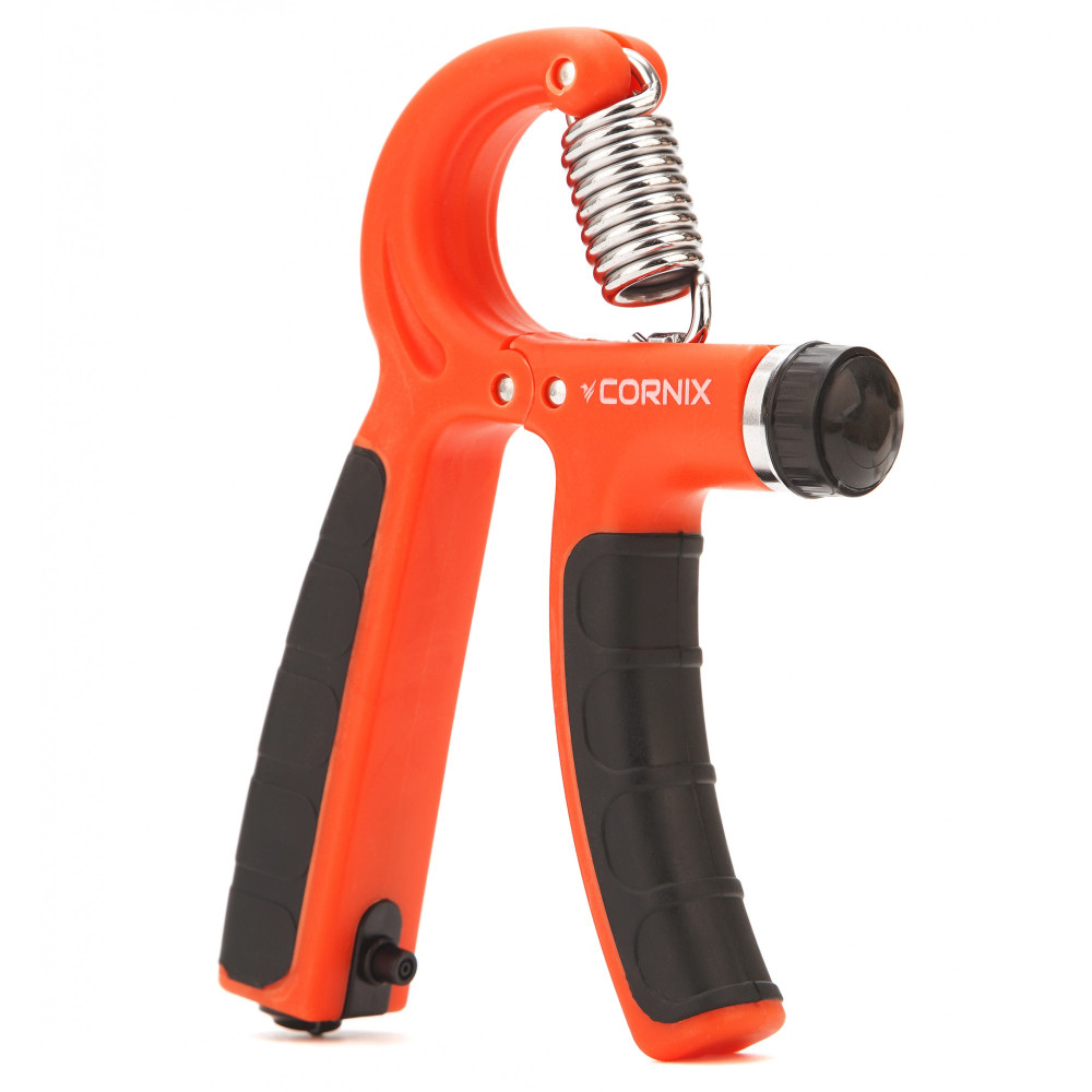 Эспандер кистевой Cornix 5-60 кг с регулируемой нагрузкой и счетчиком XR-0265 Orange/Black