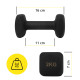 Гантели виниловые Cornix Square 2 x 2 кг XR-0407 Black