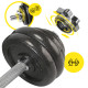 Гантели металлические Cornix 2 x 15 кг наборные, в кейсе Black XR-0442