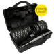 Гантели металлические Cornix 2 x 15 кг наборные, в кейсе Black XR-0442