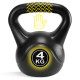 Гиря виниловая Cornix 4 кг XR-0429 Black