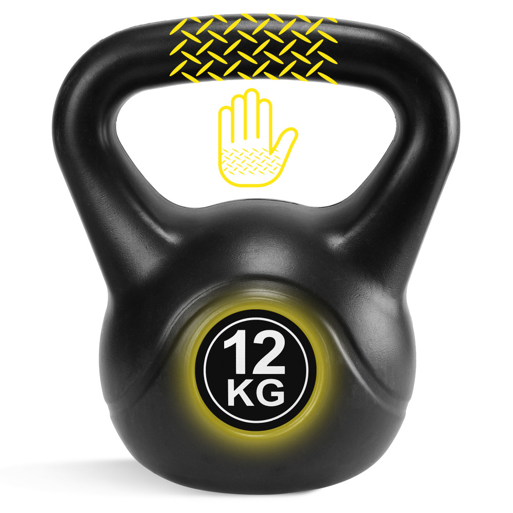 Гиря вінілова Cornix 12 кг XR-0431 Black