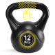 Гиря вінілова Cornix 12 кг XR-0431 Black