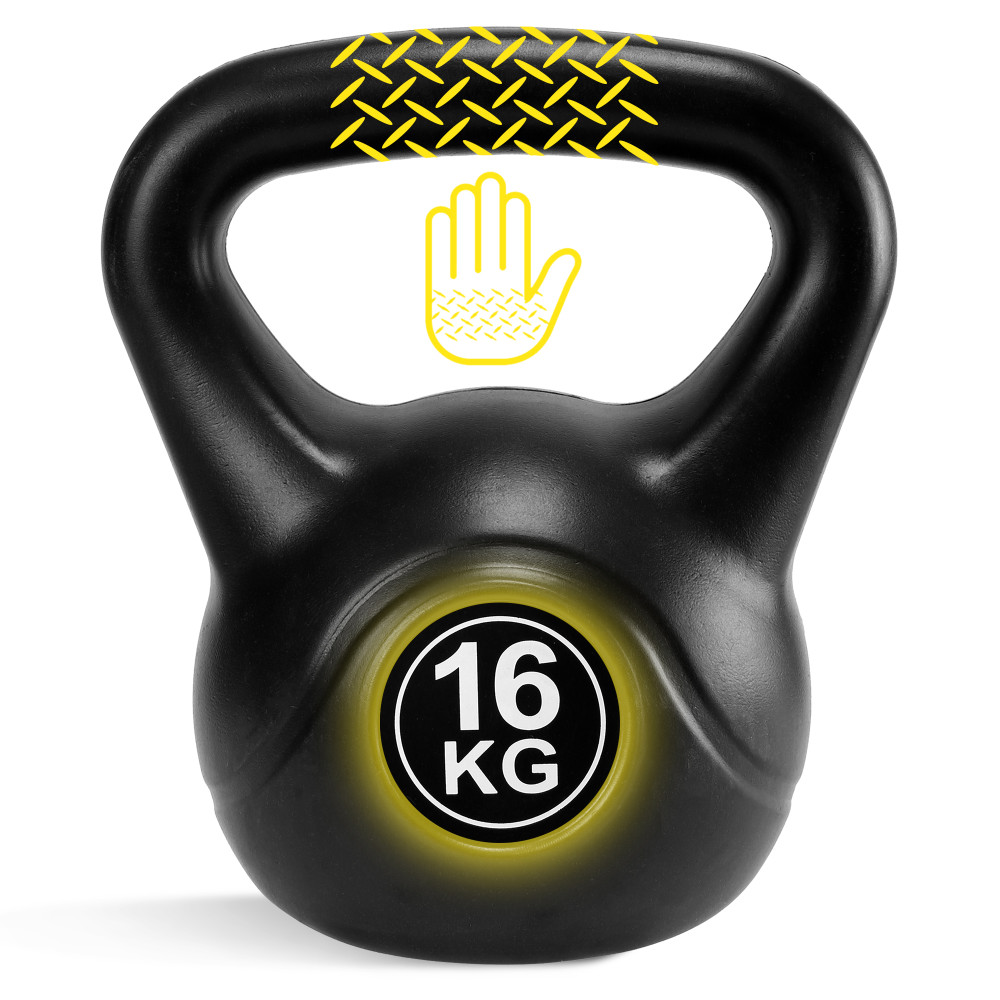 Гиря виниловая Cornix 16 кг XR-0432 Black