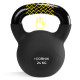 Гиря металева Cornix 24 кг з вініловим покриттям XR-0440 Black