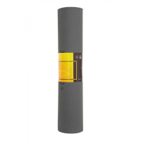 Коврик спортивный Cornix TPE 183 x 61 x 0.6 cм для йоги и фитнеса XR-0002 Black/Green