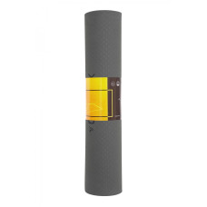 Килимок спортивний Cornix TPE 183 x 61 x 0.6 см для йоги та фітнесу XR-0002 Black/Green