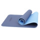 Килимок спортивний Cornix TPE 183 x 61 x 0.6 см для йоги та фітнесу XR-0003 Blue/Sky Blue
