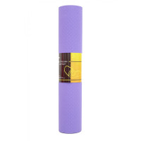 Килимок спортивний Cornix TPE 183 x 61 x 0.6 см для йоги та фітнесу XR-0004 Violet/Purple