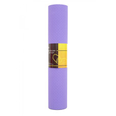 Килимок спортивний Cornix TPE 183 x 61 x 0.6 см для йоги та фітнесу XR-0004 Violet/Purple