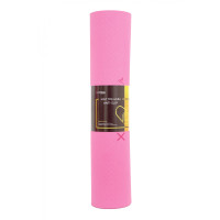 Коврик спортивный Cornix TPE 183 x 61 x 0.6 cм для йоги и фитнеса XR-0005 Pink/Rose