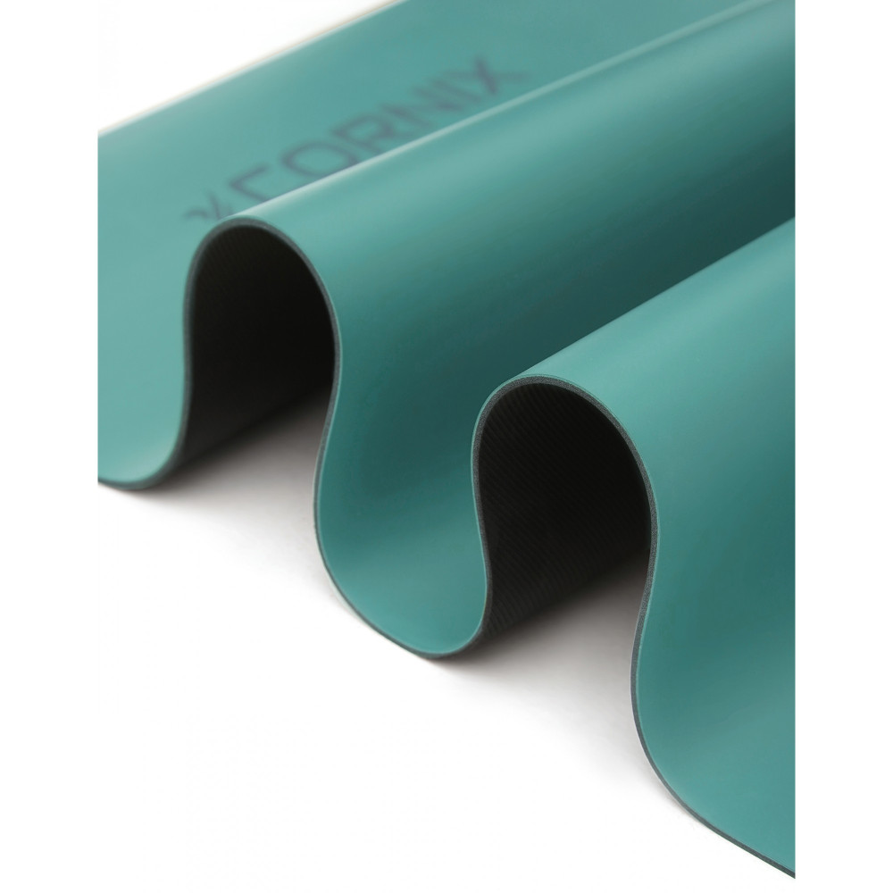 Килимок спортивний Cornix PU 183 x 68 x 0.4 см для йоги та фітнесу XR-0318 Turquoise