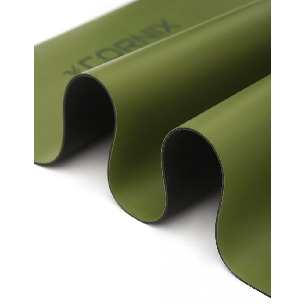 Коврик спортивный Cornix PU 183 x 68 x 0.4 см для йоги и фитнеса XR-0321 Green