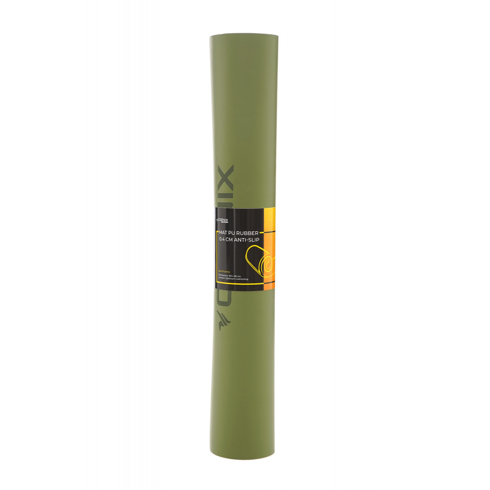 Коврик спортивный Cornix PU 183 x 68 x 0.4 см для йоги и фитнеса XR-0321 Green