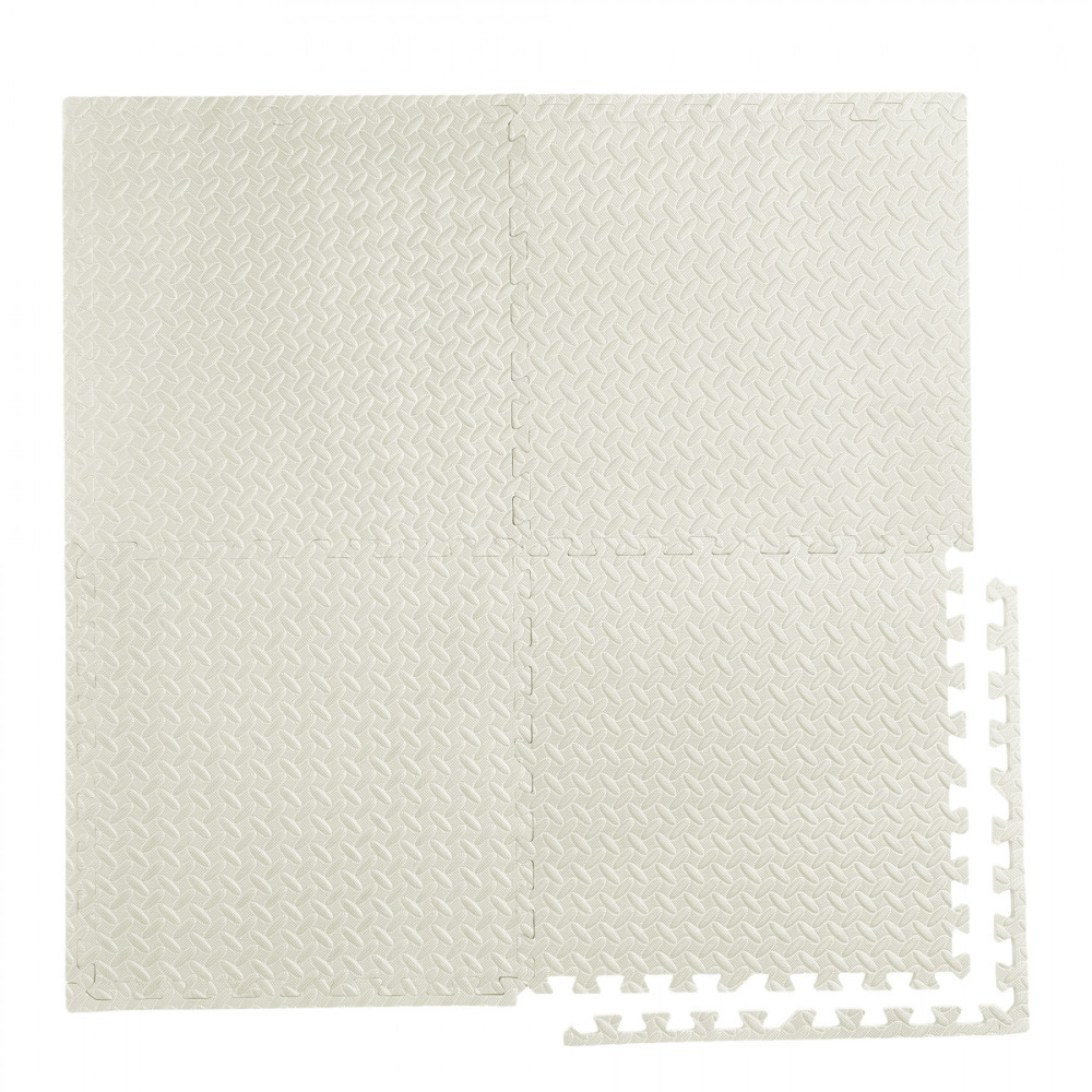 Мат-пазл (хвост ластівки) Cornix Mat Puzzle EVA 120 x 120 x 1 cм XR-0231 Cream