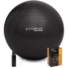 Мяч для фитнеса (фитбол) Cornix 55 см Anti-Burst XR-0014 Black