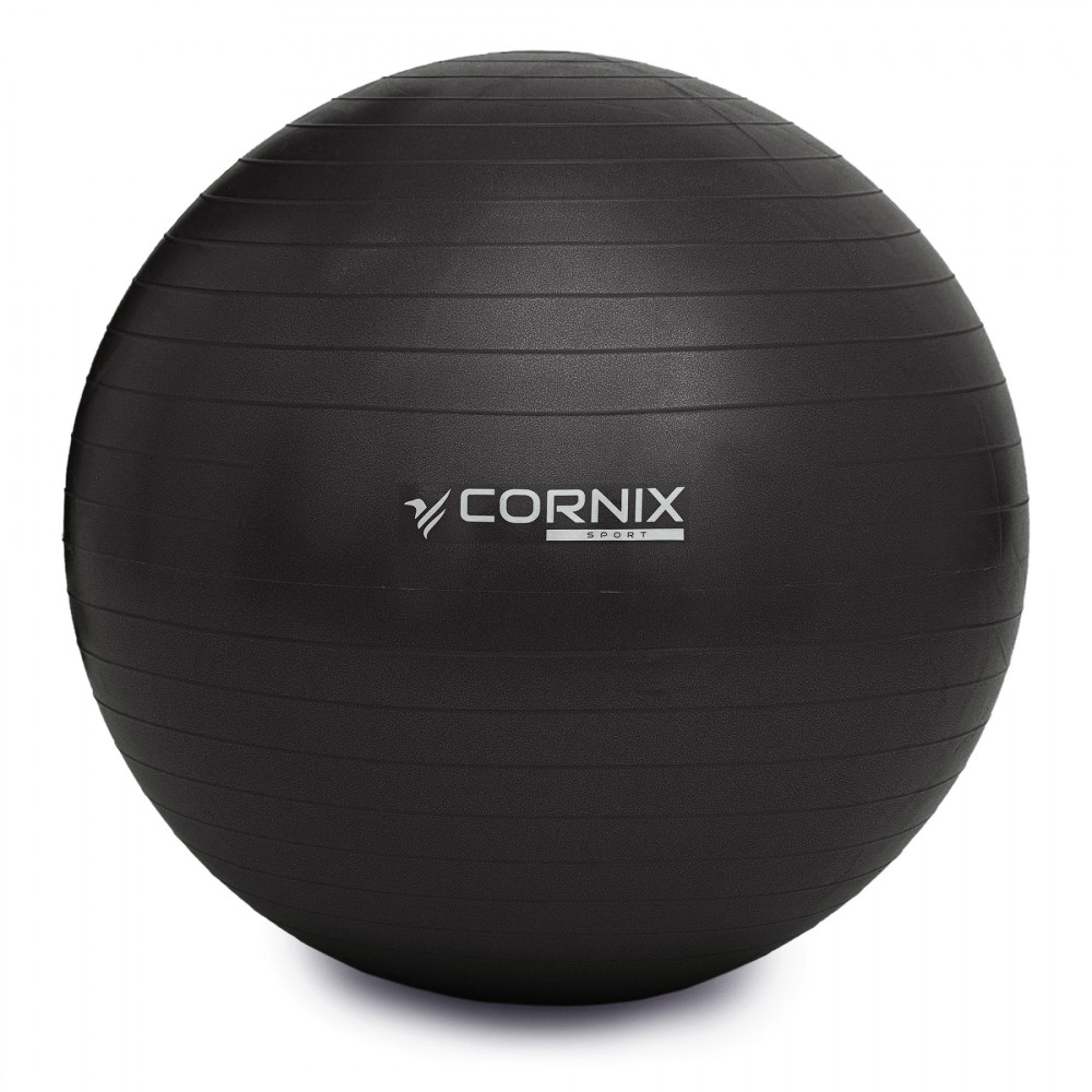 Мяч для фитнеса (фитбол) Cornix 75 см Anti-Burst XR-0026 Black