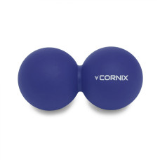 Массажный мяч двойной Cornix Cornix Lacrosse DuoBall 6.3 x 12.6 см XR-0109 Navy Blue