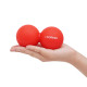 Массажный мяч двойной Cornix Cornix Lacrosse DuoBall 6.3 x 12.6 см XR-0112 Red