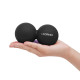 Масажний м'яч подвійний Cornix Cornix Lacrosse DuoBall 6.3 x 12.6 см XR-0113 Black