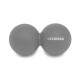 Массажный мяч двойной Cornix Cornix Lacrosse DuoBall 6.3 x 12.6 см XR-0115 Grey