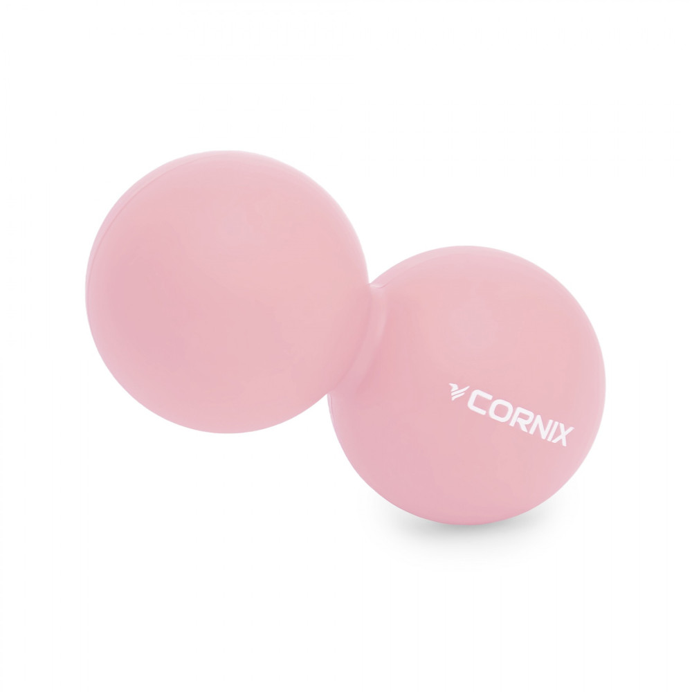 Масажний м'яч подвійний Cornix Cornix Lacrosse DuoBall 6.3 x 12.6 см XR-0116 Coral