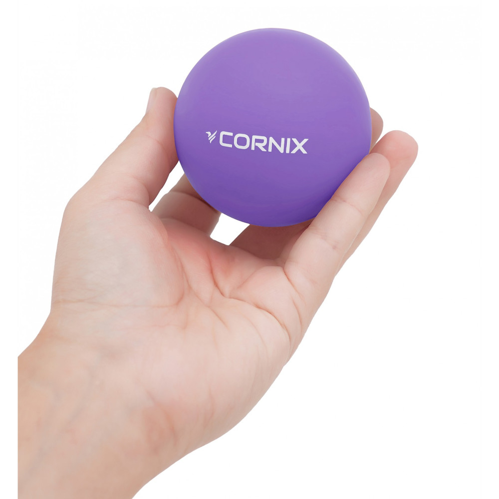 Массажный мяч Cornix Lacrosse Ball 6.3 см XR-0119 Purple